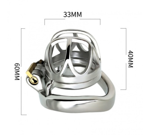 stainless steel chastity cage