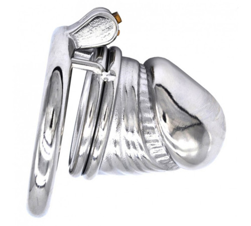 Stainless Steel Glans Shape Chastity Device