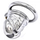 Stainless Steel Glans Shape Chastity Device