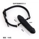 Silicone Double-Ended Dildo Gag With Hollow Channel