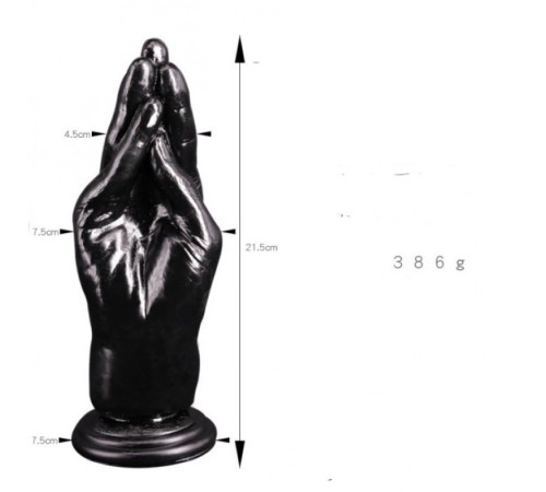 sucker simulation hand-shaped large expansion anal plug / vaginal plug