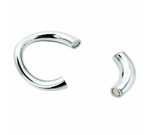 Металлическое кольцо на пенис Magnet Curved Penis Ring Small