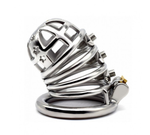 new stainless steel chastity cage