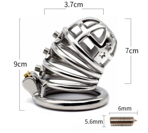 new stainless steel chastity cage