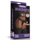 Женский страпон на ремешках Vibrating Easy Strapon Set 8.5