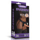 Женский страпон на ремешках Vibrating Easy Strapon Set 7.5