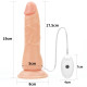 Женский страпон на ремешках Vibrating Easy Strapon Set 7.5