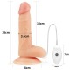 Женский страпон на ремешках Vibrating Easy Strapon Set 7.0