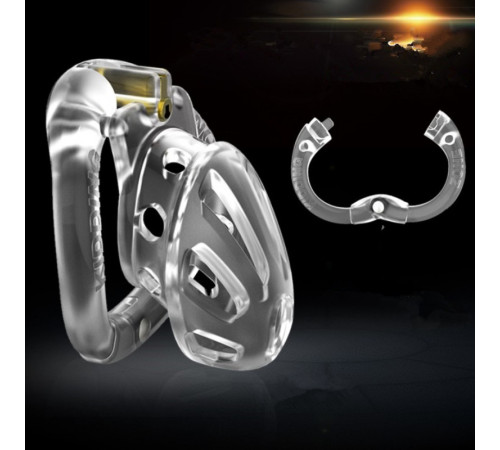 latest small model chastity device clear