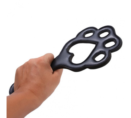 Hollow Dogs Paw Leather Paddle