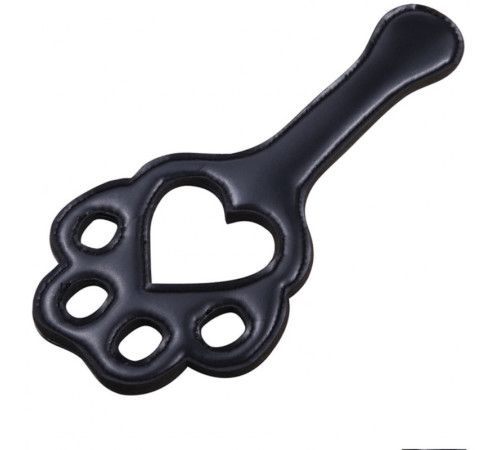 Hollow Dogs Paw Leather Paddle