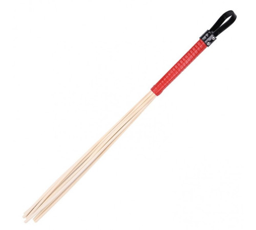 8-line rattan whip Red