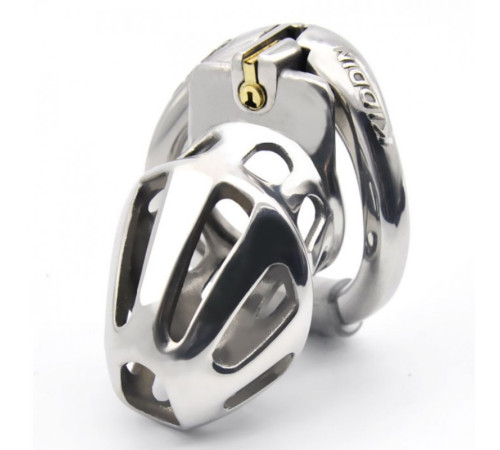 stainless steel latest small model chastity device ZA888-S-STEEL