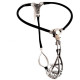 Newest Male Stainles Steel Adjustable Chastity Belt Device BLACK ZC205