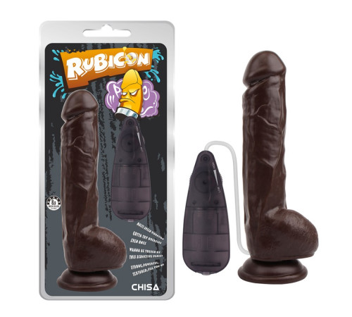 Масажер коричневый Rubicon Vibrating Max Dick