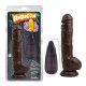 Масажер коричневый Rubicon Vibrating Max Dick