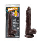 Фаллоимитатор коричневый Rubicon Bronco Rider Dildo