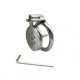 Stainless Steel Male Chastity Device / Stainless Steel Catheter Chastity Cage ZQ230