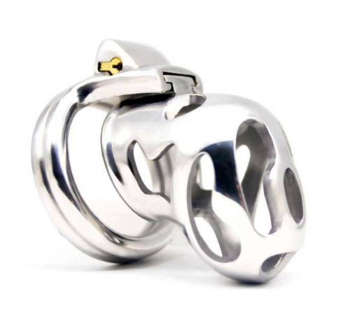 Stainless Steel Male Chastity Device / Stainless Steel Chastity Cage ZQ226-Steel