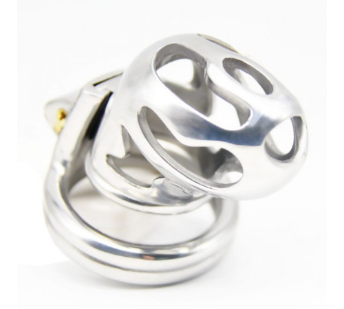 Stainless Steel Male Chastity Device / Stainless Steel Chastity Cage ZQ226-Steel