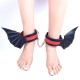 Demon wings PU leather Anklecuffs