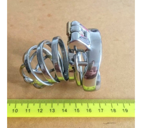 Stainless Steel Male Chastity Device / Stainless Steel Chastity Cage ZS042