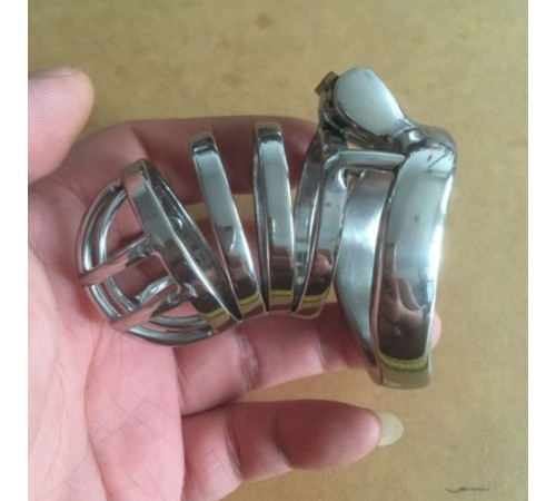 Stainless Steel Male Chastity Device / Stainless Steel Chastity Cage ZS042