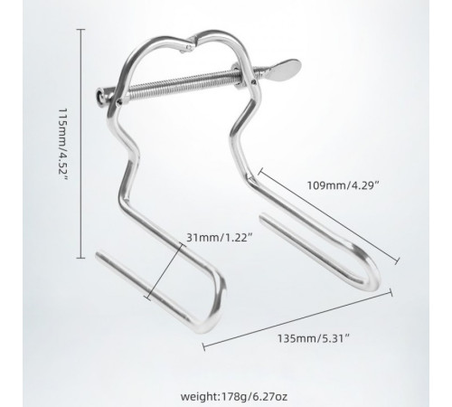 Stainless steel anal dilator