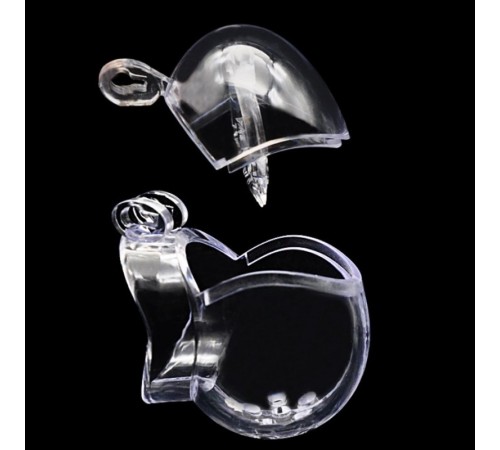 2020 Egg Shape Fully Restraint Male Chastity Devices With Thorn Ring Medium