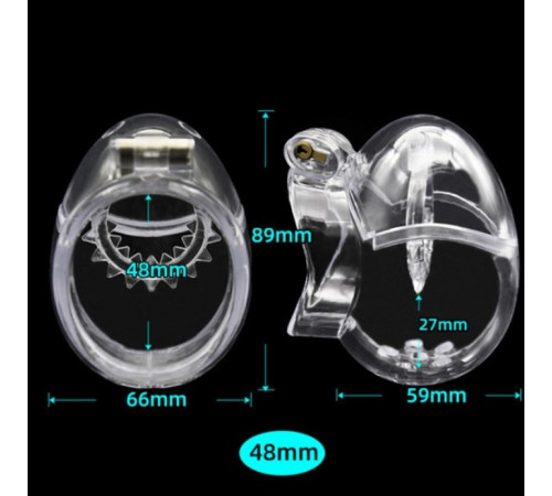 2020 Egg Shape Fully Restraint Male Chastity Devices With Thorn Ring Large