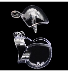 2020 Egg Shape Fully Restraint Male Chastity Devices With Thorn Ring Small