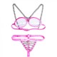 erotic perspective bra triangle bikini