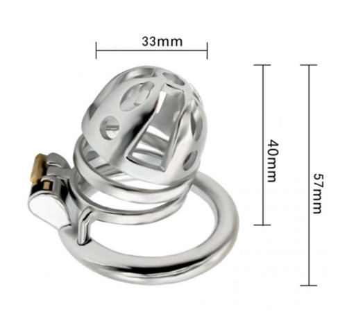 new stainless steel chastity cage NEW-114