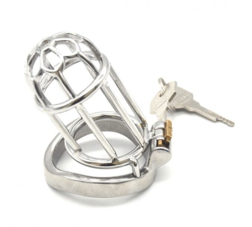 new stainless steel chastity cage NEW-104