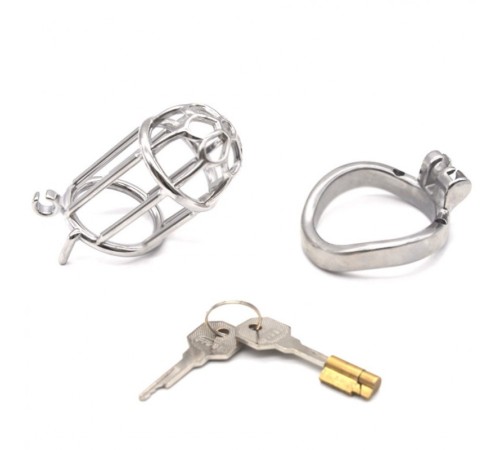 new stainless steel chastity cage NEW-104