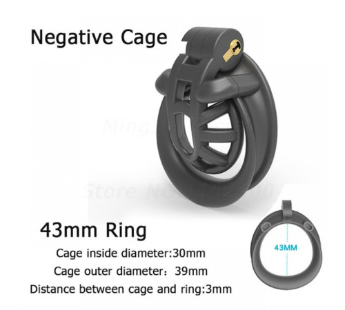 Легкий и стильный мужской пояс  Double-Arc Cuff Penis Ring F