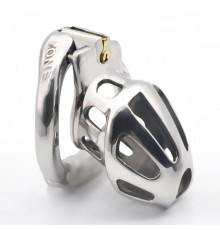 stainless steel latest standard model chastity device ZA888-STEEL