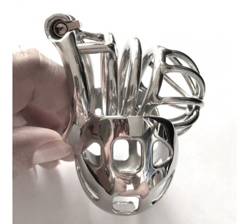 Latest stainless steel chastity device ZS140