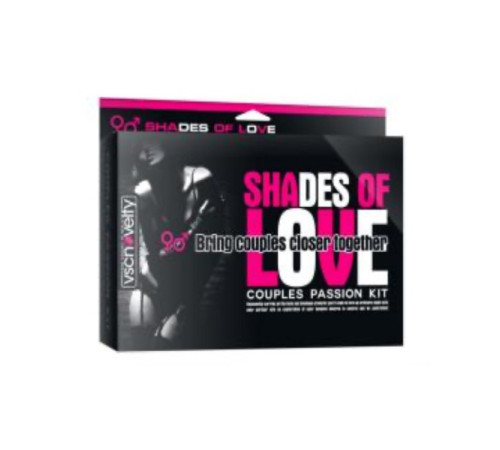 Набор для ігор игр из 4-х предметов черно-красный Shades of Love