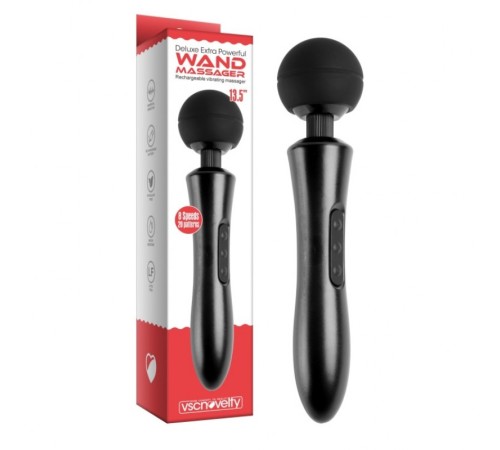 Мощьный вибромассажер Deluxe Extra Powerful Wand Massager