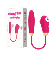 Двойной Масажер Clitoral Vibe with Vibrating Egg