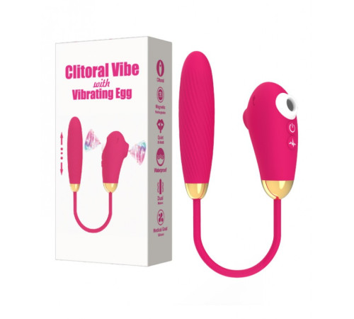 Двойной Масажер Clitoral Vibe with Vibrating Egg