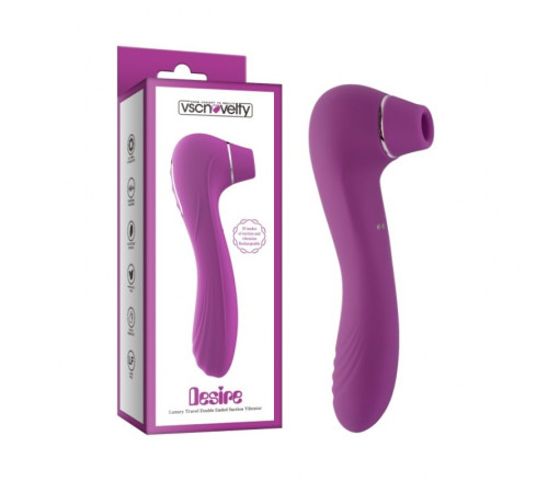 Вибростимулятор Desire Luxury Travel Double Ended Suction Vibrator