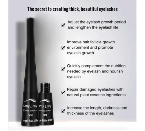 Cыворотка для роста ресниц и бровей Omy Lady Eyelash Enhancer, 5мл