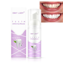 Зубная паста для отбеливания зубов Omy Lady Teeth Whitening Mousse, 60мл