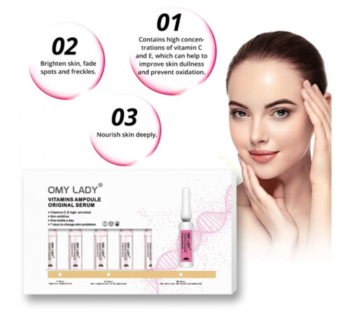 Питательная омолаживающая сыворотка для лица Omy Lady Vitamins Ampoule Original Serum, 7шт