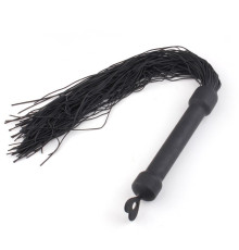 Black Silicone Sensual Whip