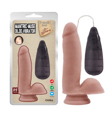 Фибратор на присоске и пультом Mantric Muse Dildo Vibrator Flesh