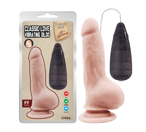 Масажер телесный на присоске и пультом Classic Love Vibrating Dildo