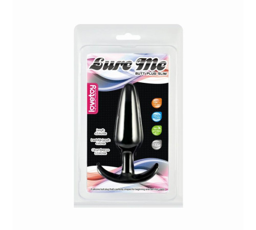 особиста пробка черная с рукояткой Lure Me Classic Anal Plug Small